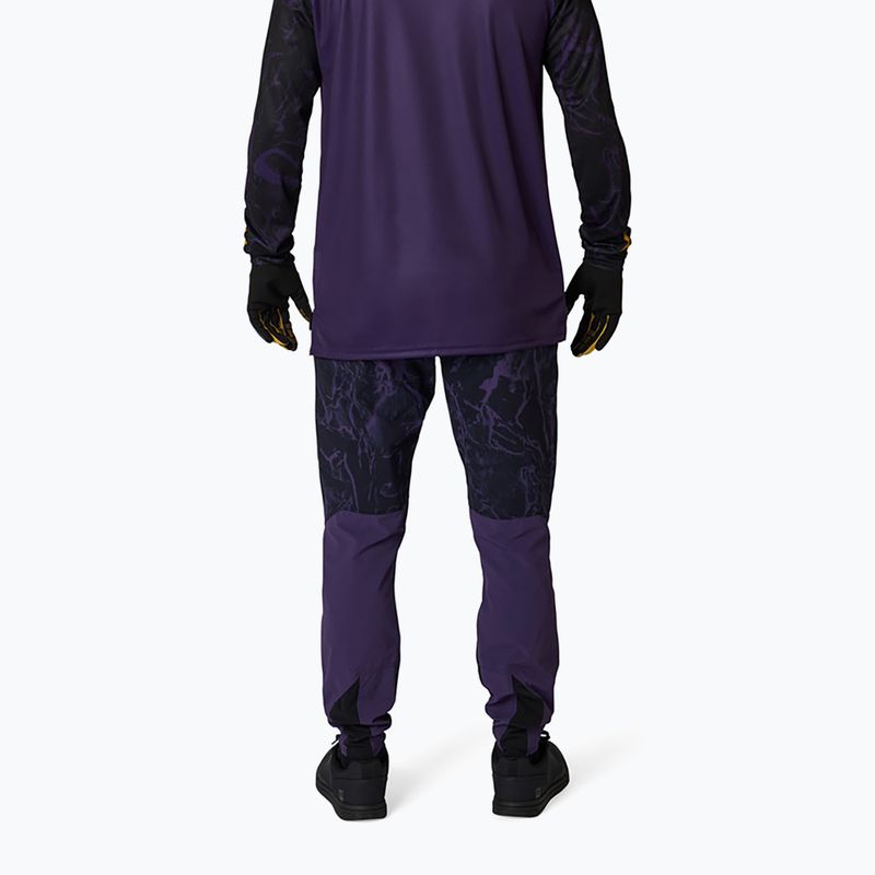 Dětské cyklistické tričko Longsleeve Fox Racing Ranger Image Print Jr plum 2