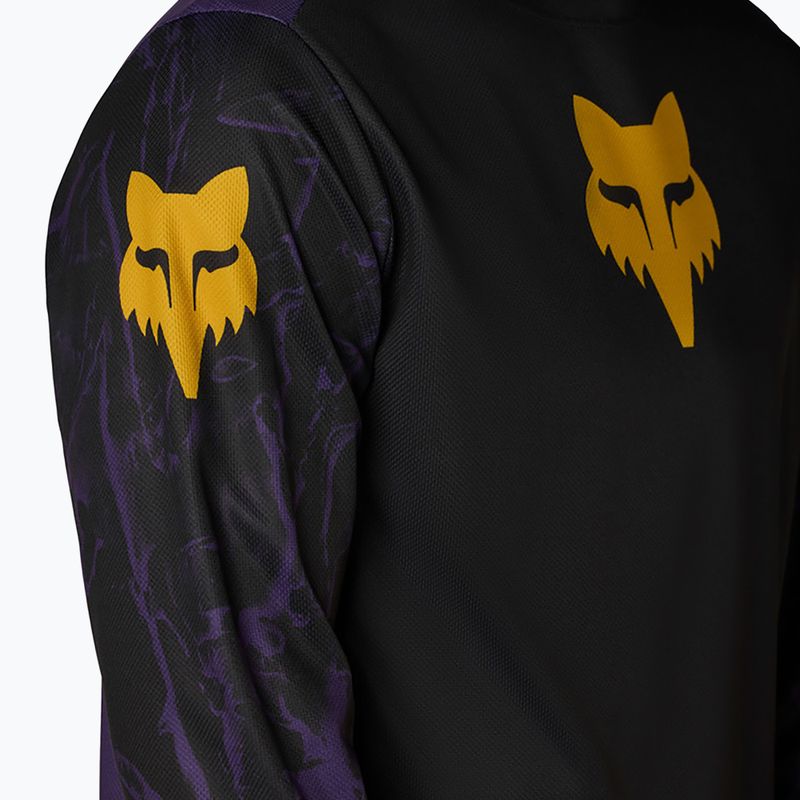 Dětské cyklistické tričko Longsleeve Fox Racing Ranger Image Print Jr plum 4
