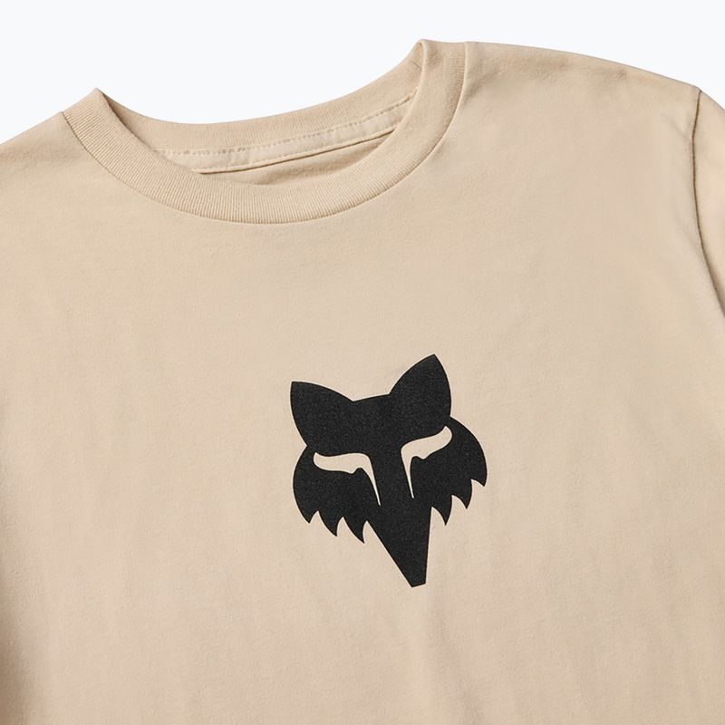 Dětské tričko Fox Racing Fox Head Jr tan 3