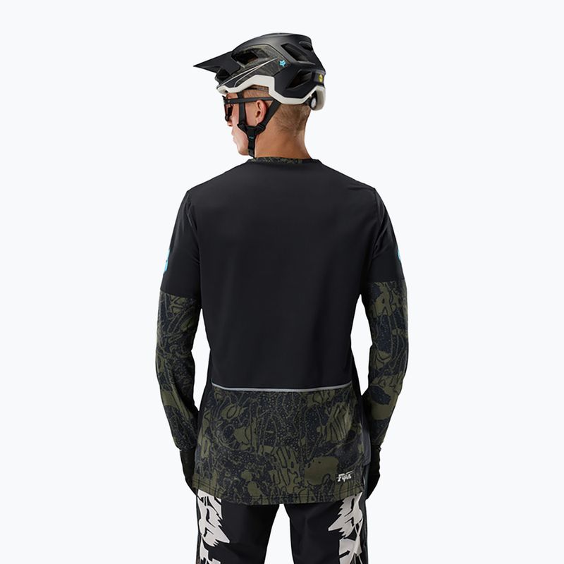 Pánské cyklistické tričko Longsleeve Fox Racing Defend Thermal Lunar black 2