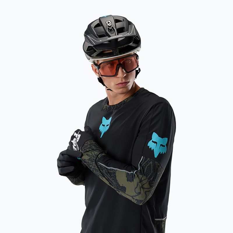 Pánské cyklistické tričko Longsleeve Fox Racing Defend Thermal Lunar black 4