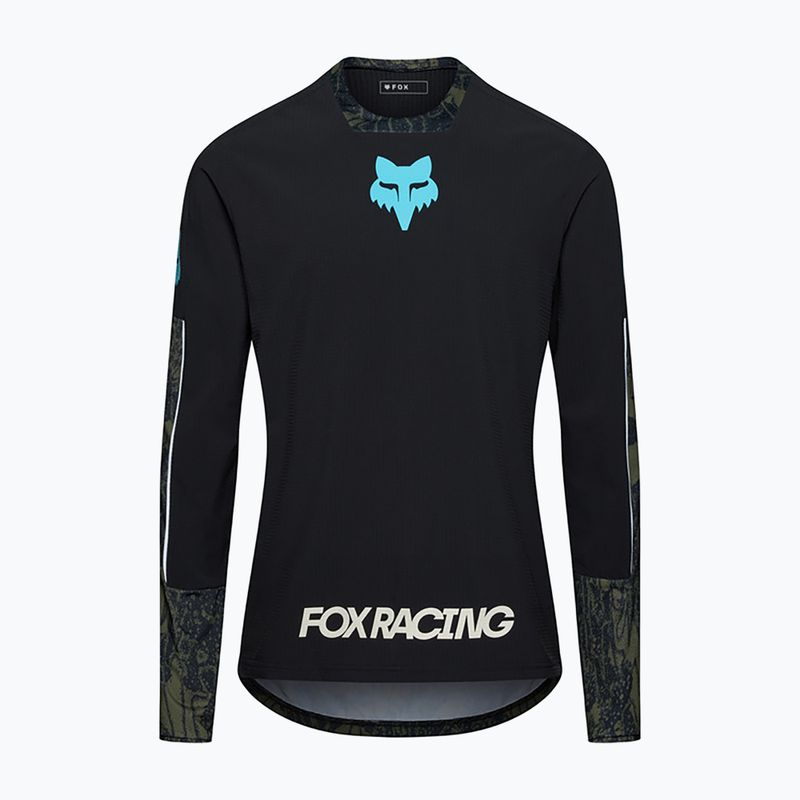 Pánské cyklistické tričko Longsleeve Fox Racing Defend Thermal Lunar black 7