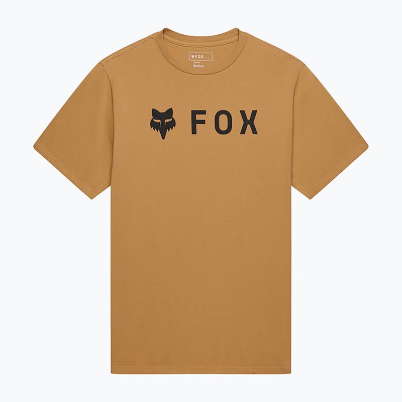 Pánské tričko na lezení Fox Racing Absolute 195 Original SS Tee brown sugar 3