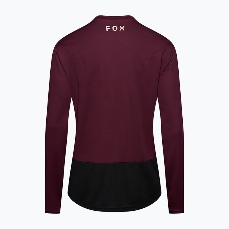 Pánské cyklistické tričko Longsleeve Fox Racing Ranger Fox Head LS dark maroon 6