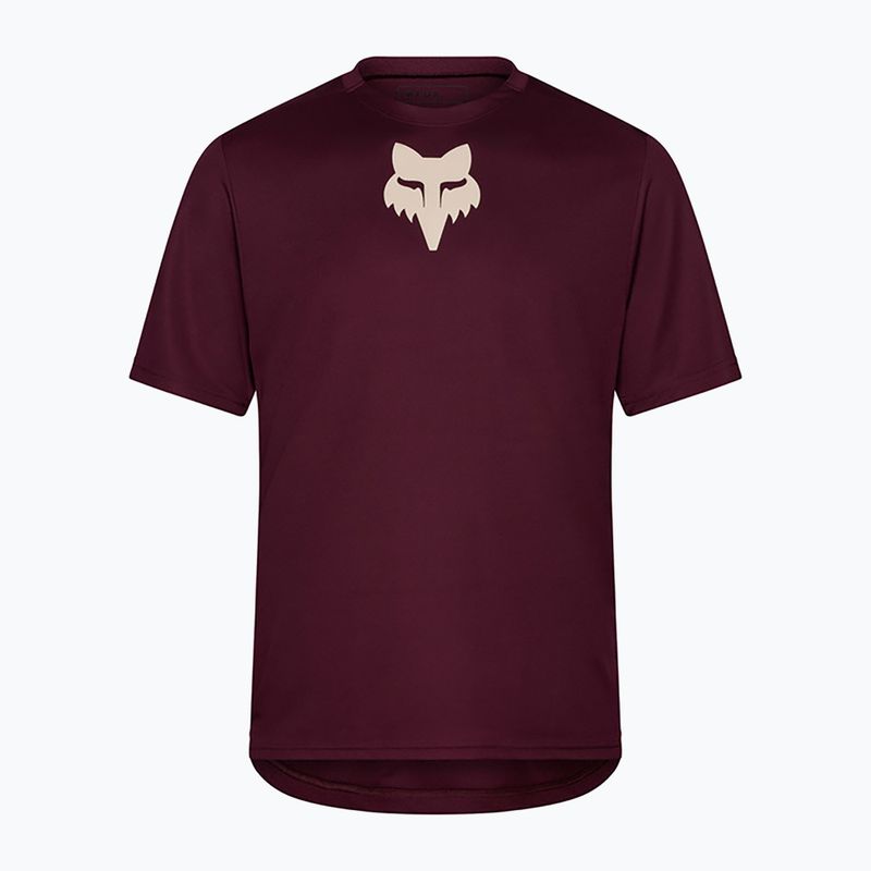 Pánské cyklistické tričko Fox Racing Ranger Fox Head SS dark maroon 5