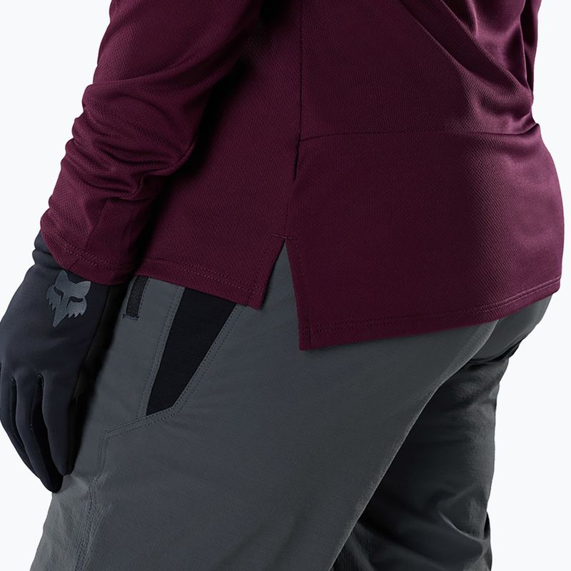 Dámské cyklistické tričko Longsleeve Fox Racing Ranger Fox Head LS dark maroon 4
