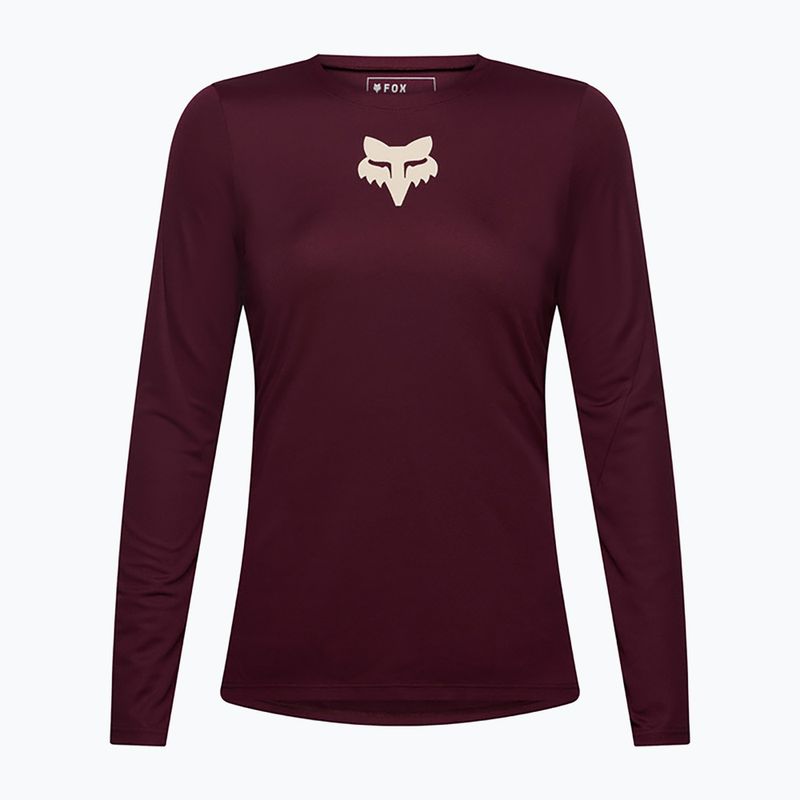 Dámské cyklistické tričko Longsleeve Fox Racing Ranger Fox Head LS dark maroon 5