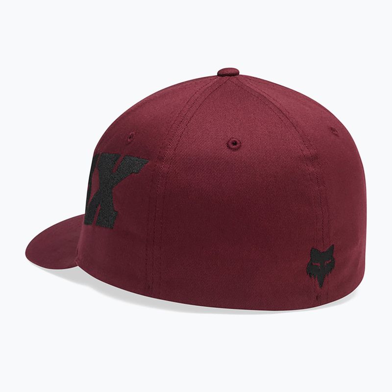 Pánská kšiltovka Fox Racing Fox Head X Flexfit dark maroon 2