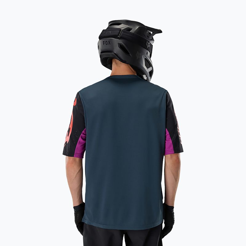 Pánské cyklistické tričko Fox Racing Defend Creation galaxy blue 2