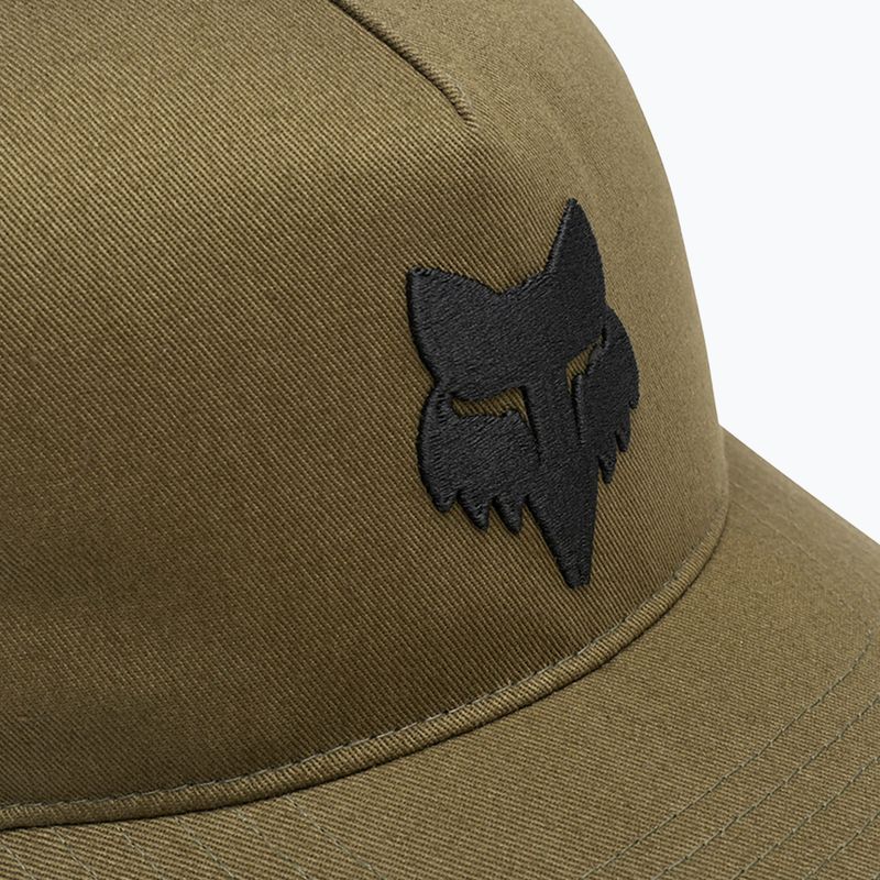 Pánská kšiltovka Fox Racing Fox Head Subframe Snapback olive green 4
