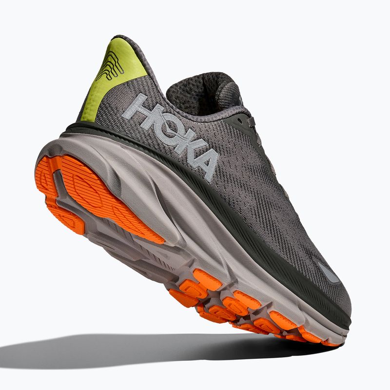 Pánské běžecké boty HOKA Clifton 9 GTX asphalt grey/gravel 5