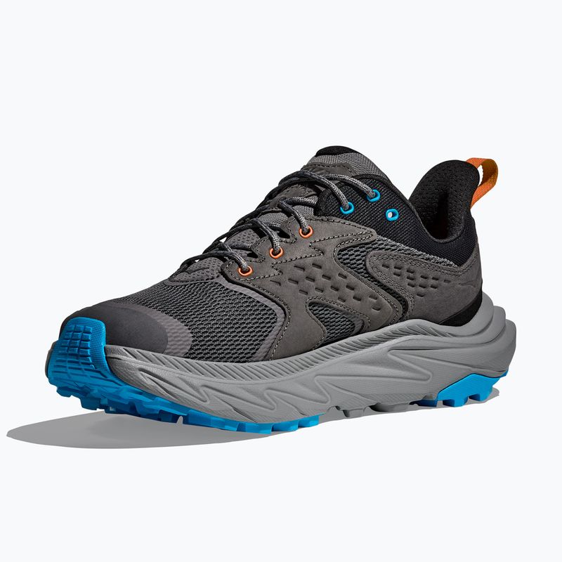 Pánské turistické boty HOKA Anacapa 2 Low GTX satellite grey/sea ice 4