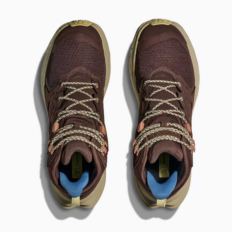 Pánské turistické boty HOKA Anacapa 2 Mid GTX walnut/oyster mushroom 8