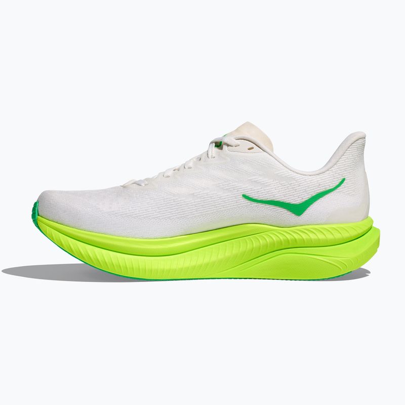 Pánské běžecké boty HOKA Mach 6 white/neon lime 3