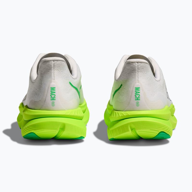 Pánské běžecké boty HOKA Mach 6 white/neon lime 6
