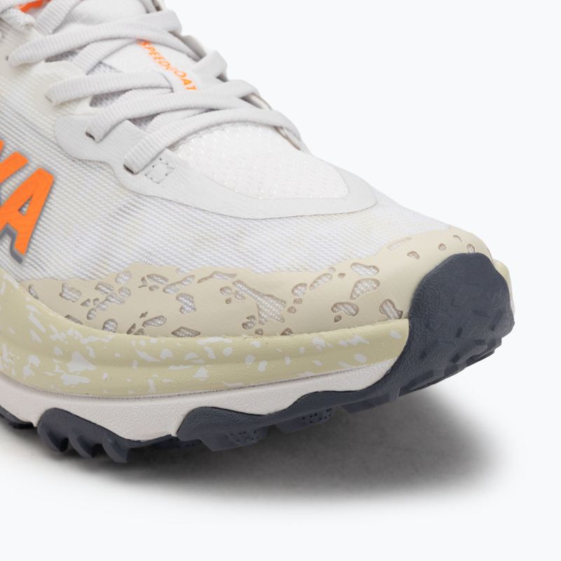 Pánské běžecké boty HOKA Speedgoat 6 white/neon tangerine 7