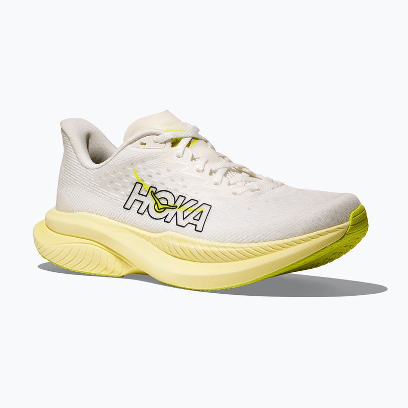 Dámské běžecké boty HOKA Mach 6 white/neon hoka citrus