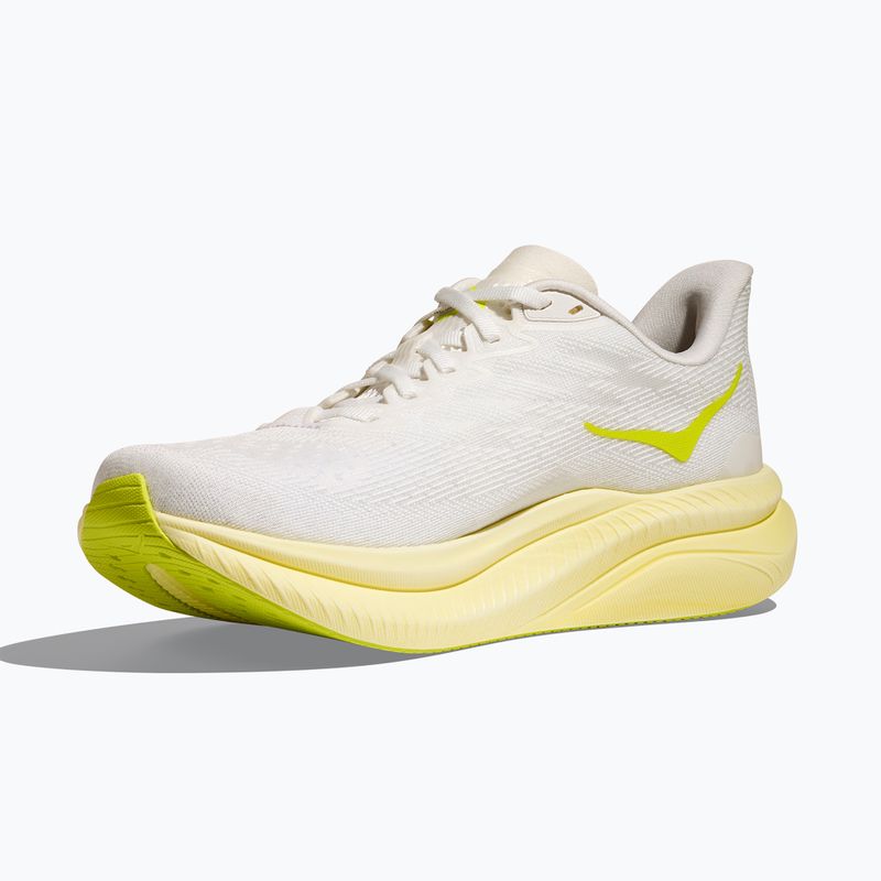 Dámské běžecké boty HOKA Mach 6 white/neon hoka citrus 4