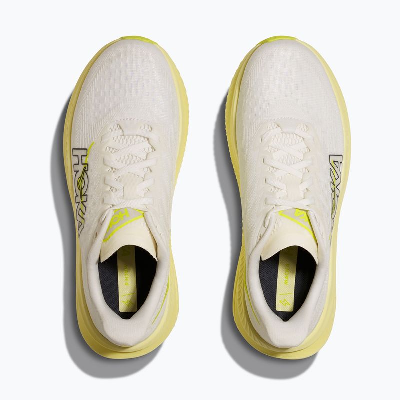 Dámské běžecké boty HOKA Mach 6 white/neon hoka citrus 8
