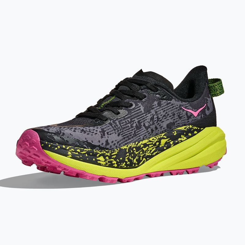 Dámské běžecké boty HOKA Speedgoat 6 black/neon rose 4