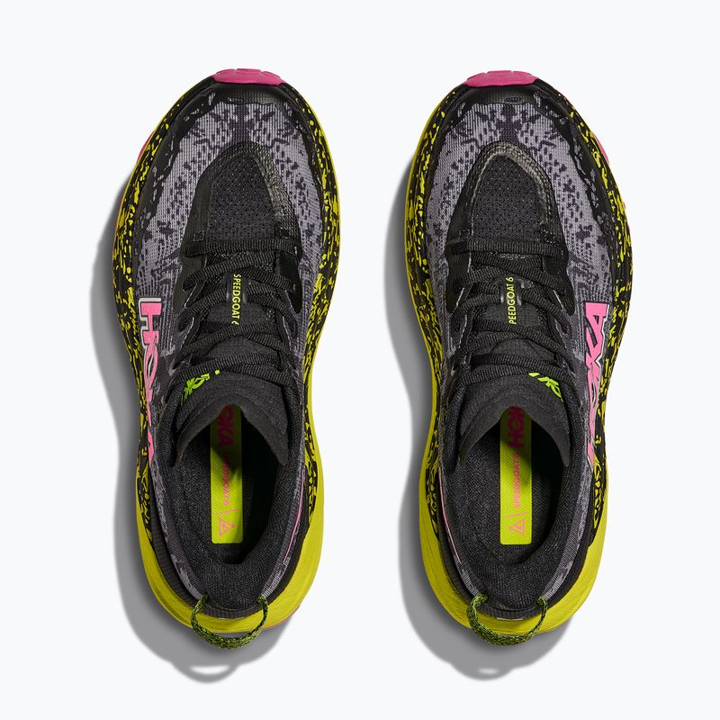 Dámské běžecké boty HOKA Speedgoat 6 black/neon rose 8