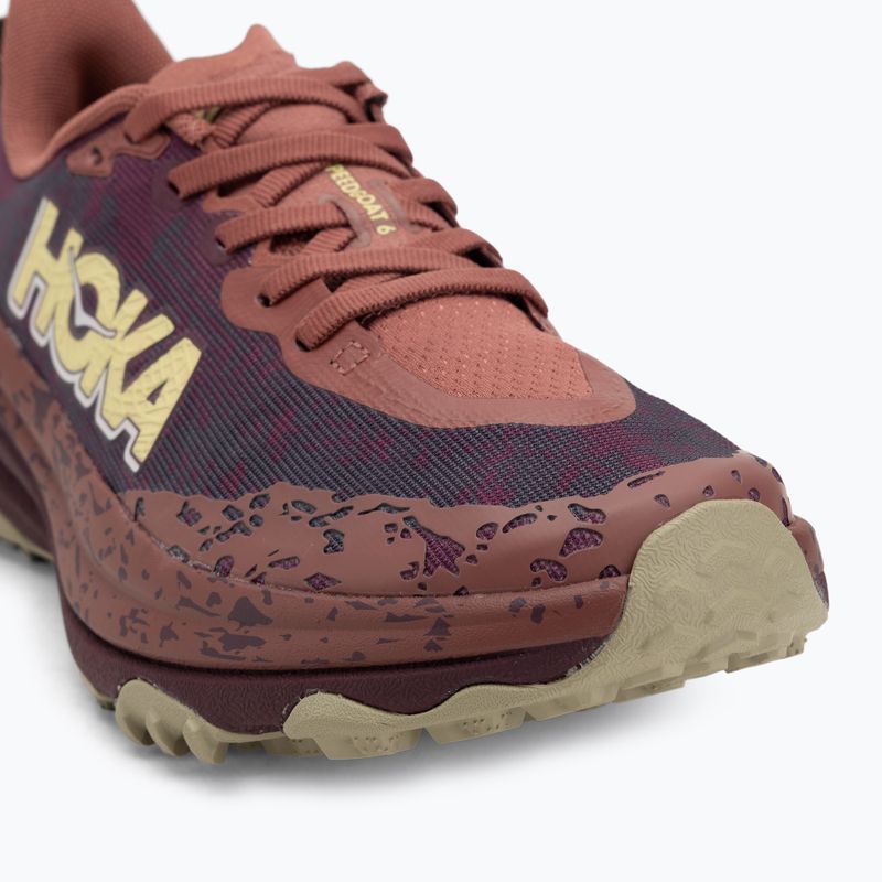 Dámské běžecké boty HOKA Speedgoat 6 rouge/black cherry 7