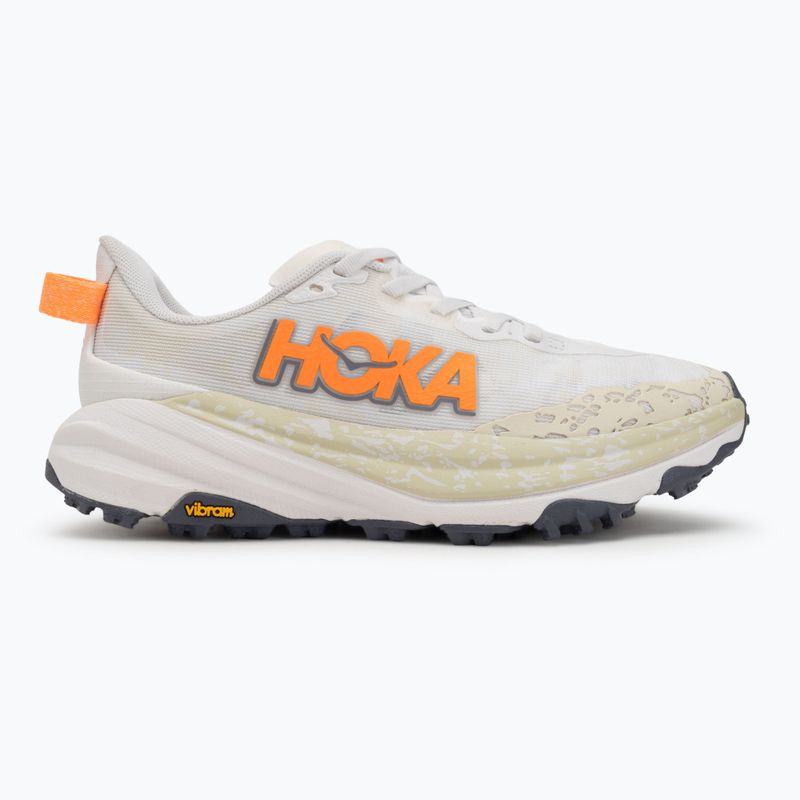 Pánské běžecké boty HOKA Speedgoat 6 Wide white/neon tangerine 2