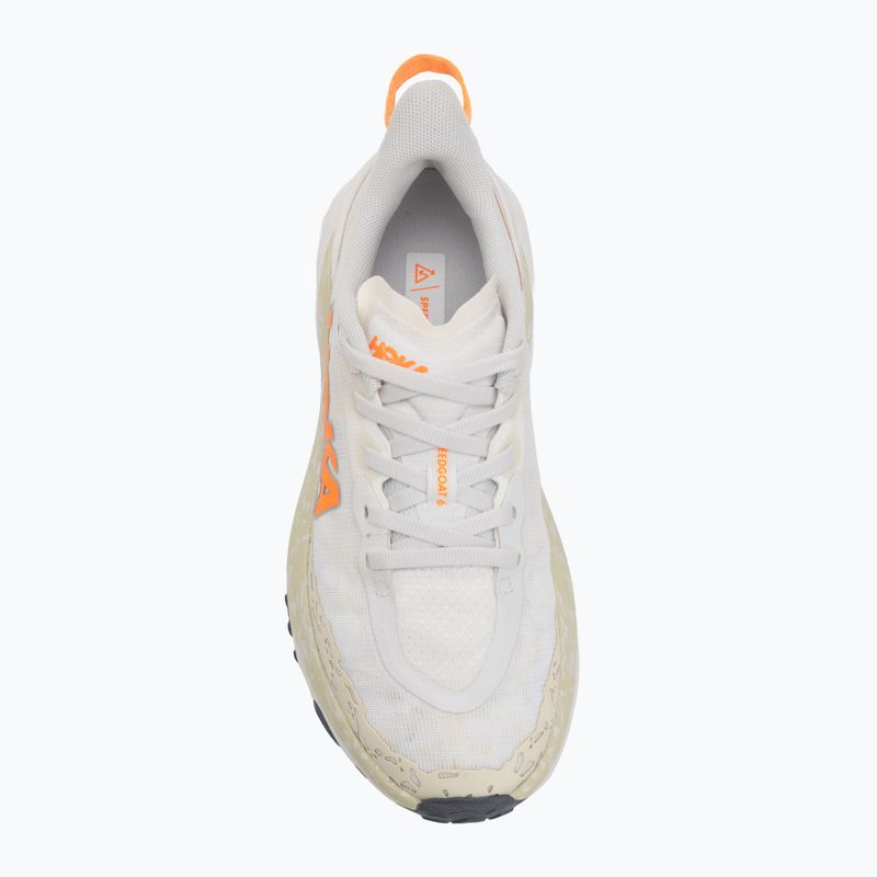 Dámské běžecké boty HOKA Speedgoat 6 white/neon tangerine 5