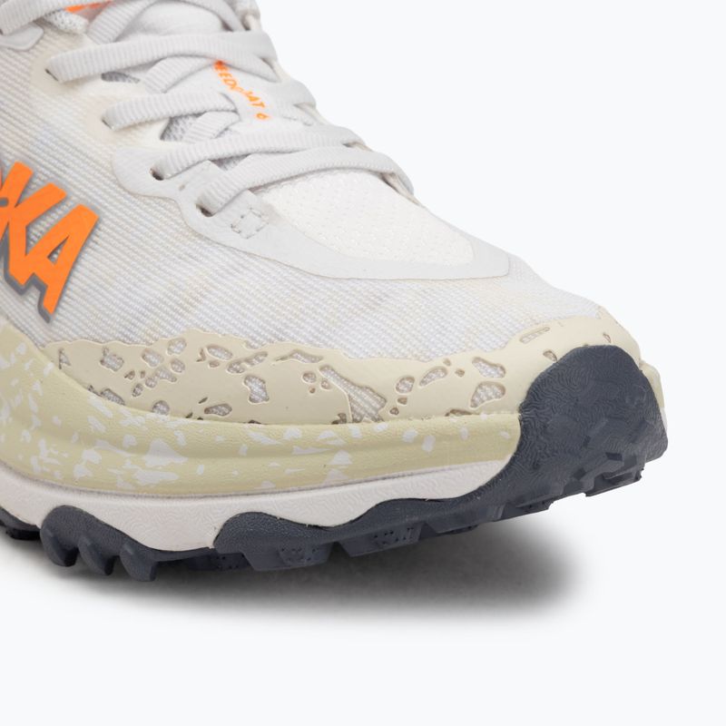 Pánské běžecké boty HOKA Speedgoat 6 Wide white/neon tangerine 7