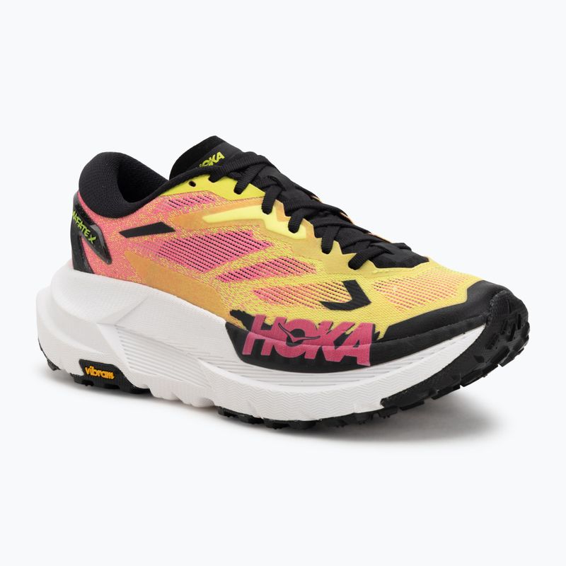 Pánské běžecké boty Hoka Mafate X neon hoka citrus/neon rose
