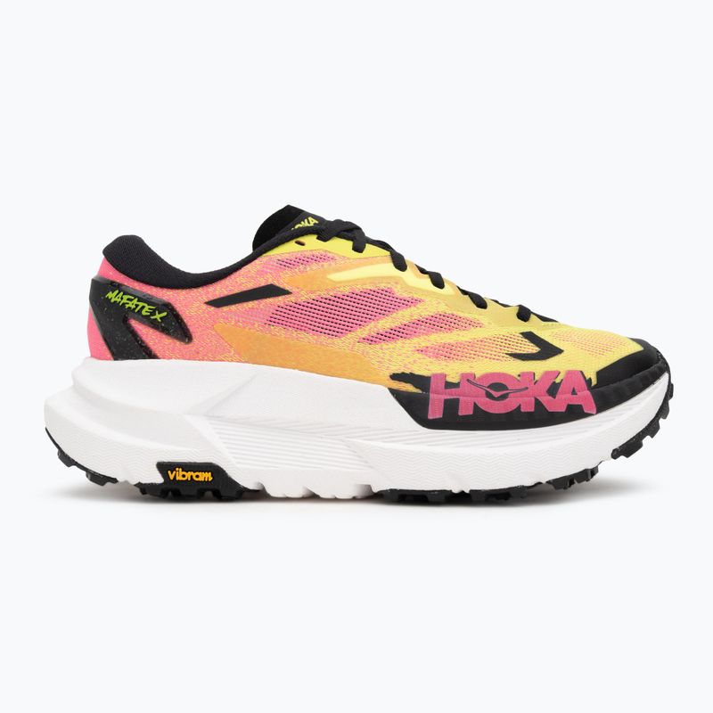 Pánské běžecké boty Hoka Mafate X neon hoka citrus/neon rose 2