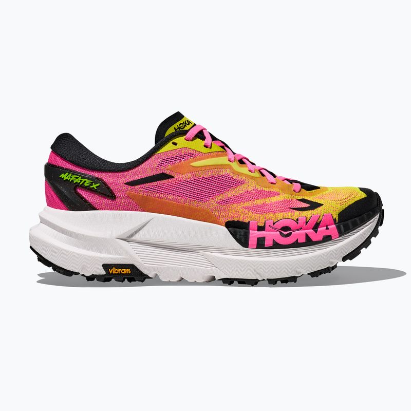 Pánské běžecké boty Hoka Mafate X neon hoka citrus/neon rose 2