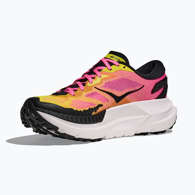 Pánské běžecké boty Hoka Mafate X neon hoka citrus/neon rose 4