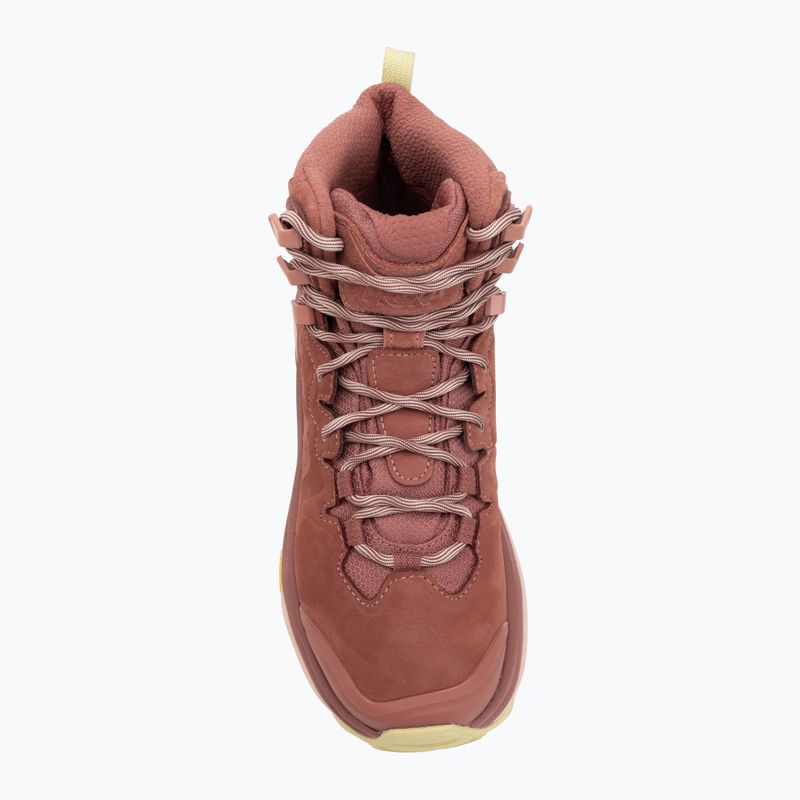 Dámské trekingové boty HOKA Kaha 3 GTX rouge/rose latte 5