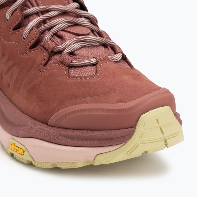 Dámské trekingové boty HOKA Kaha 3 GTX rouge/rose latte 7