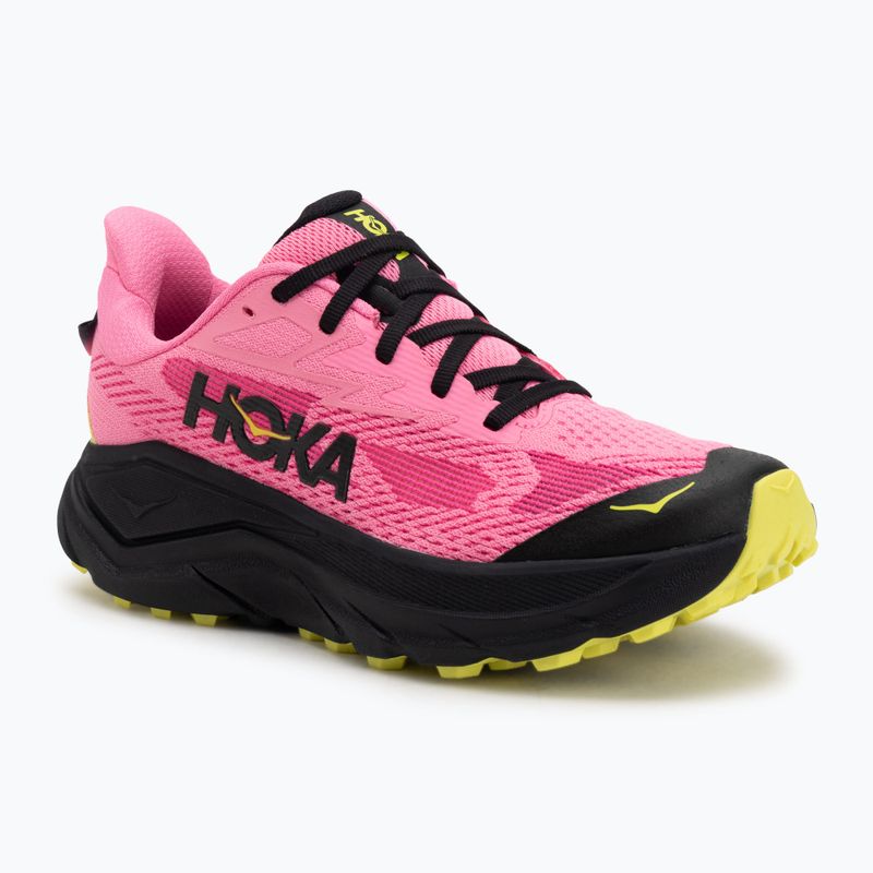 Dámské běžecké boty HOKA Challenger 8 neon rose/black