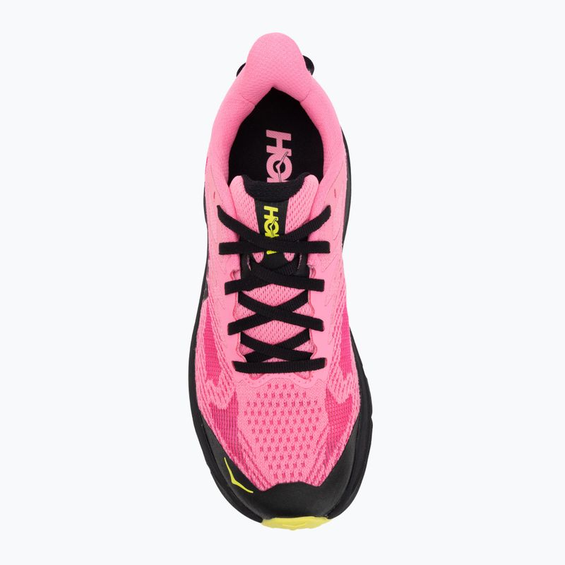 Dámské běžecké boty HOKA Challenger 8 neon rose/black 5