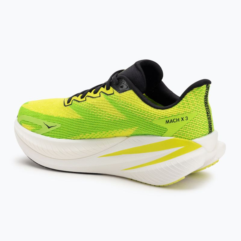 Pánské běžecké boty Hoka Mach X 3 neon Hoka citrus/neon lime 3