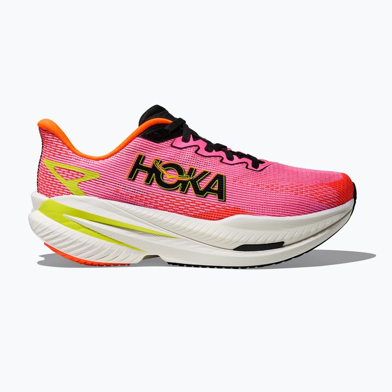 Dámské běžecké boty Hoka Mach X 3 neon rose/neon tangerine 2
