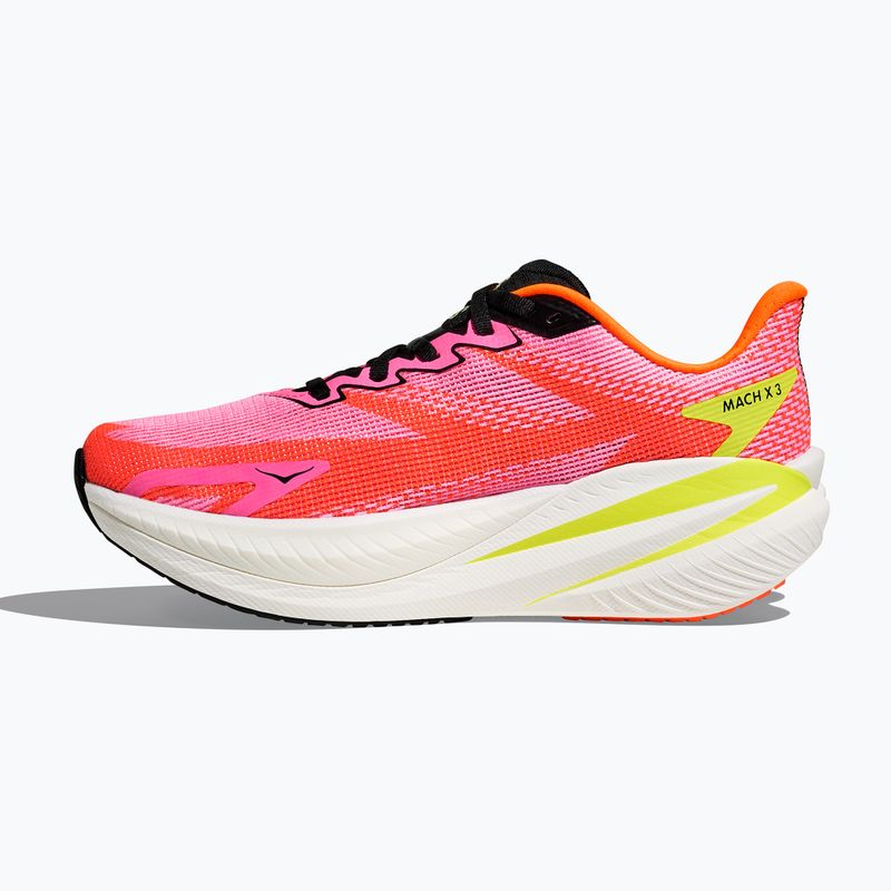 Dámské běžecké boty Hoka Mach X 3 neon rose/neon tangerine 3