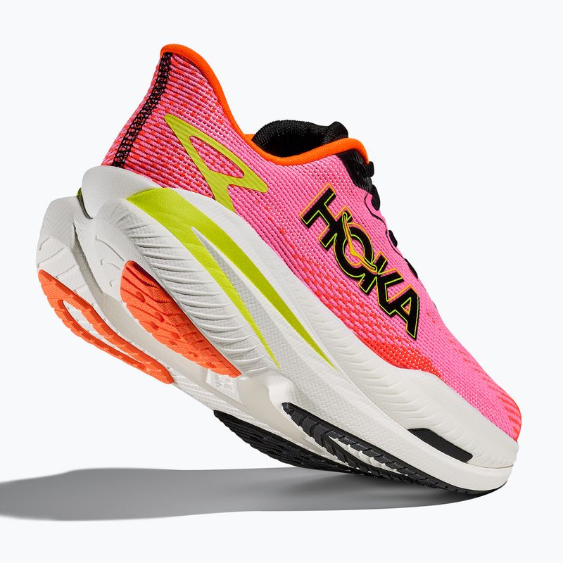Dámské běžecké boty Hoka Mach X 3 neon rose/neon tangerine 5