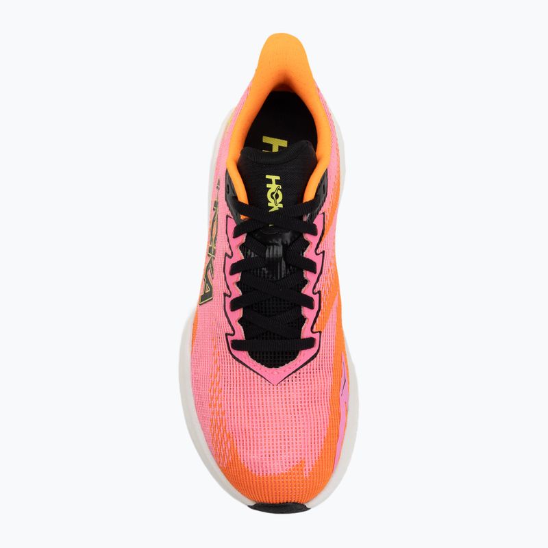 Dámské běžecké boty Hoka Mach X 3 neon rose/neon tangerine 5