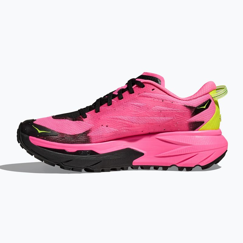 Pánské běžecké boty HOKA Mafate 5 neon rose/black 3