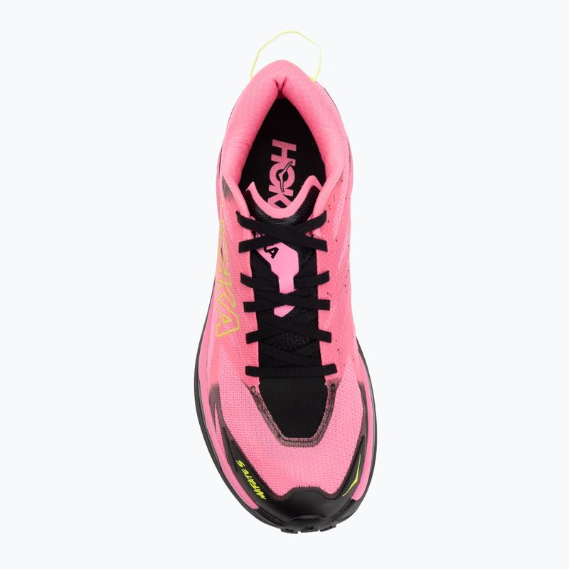 Pánské běžecké boty HOKA Mafate 5 neon rose/black 5