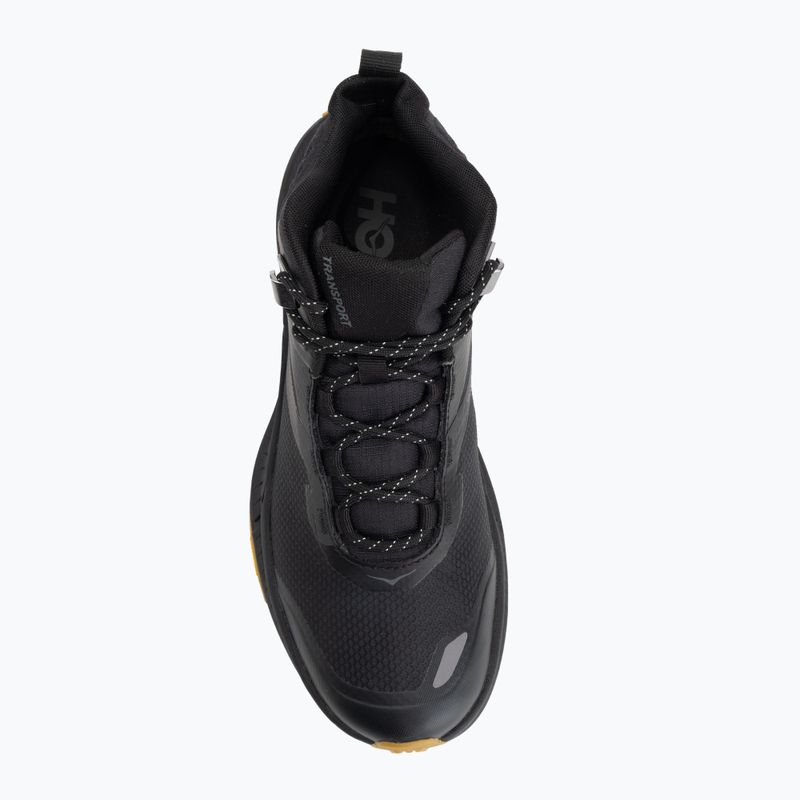 Pánské trekingové boty HOKA Transport Hike GTX black/black 5