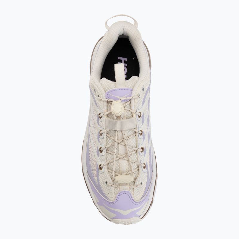 Boty HOKA Mafate Three 2 Wordmark Alabaster/Iris Flower 5