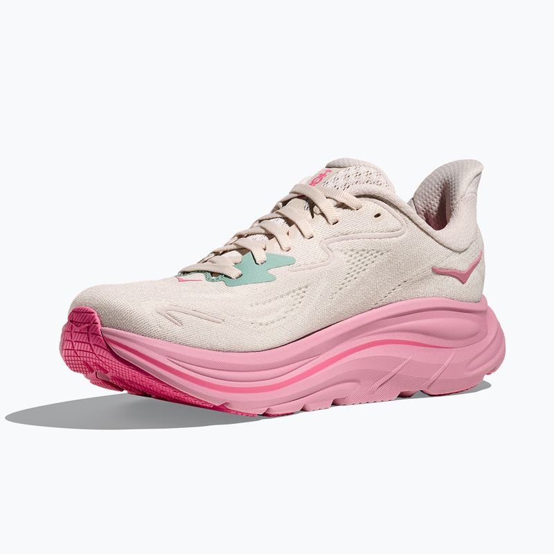Dámské běžecké boty HOKA Clifton 10 Wide rose cream/dried rose 4