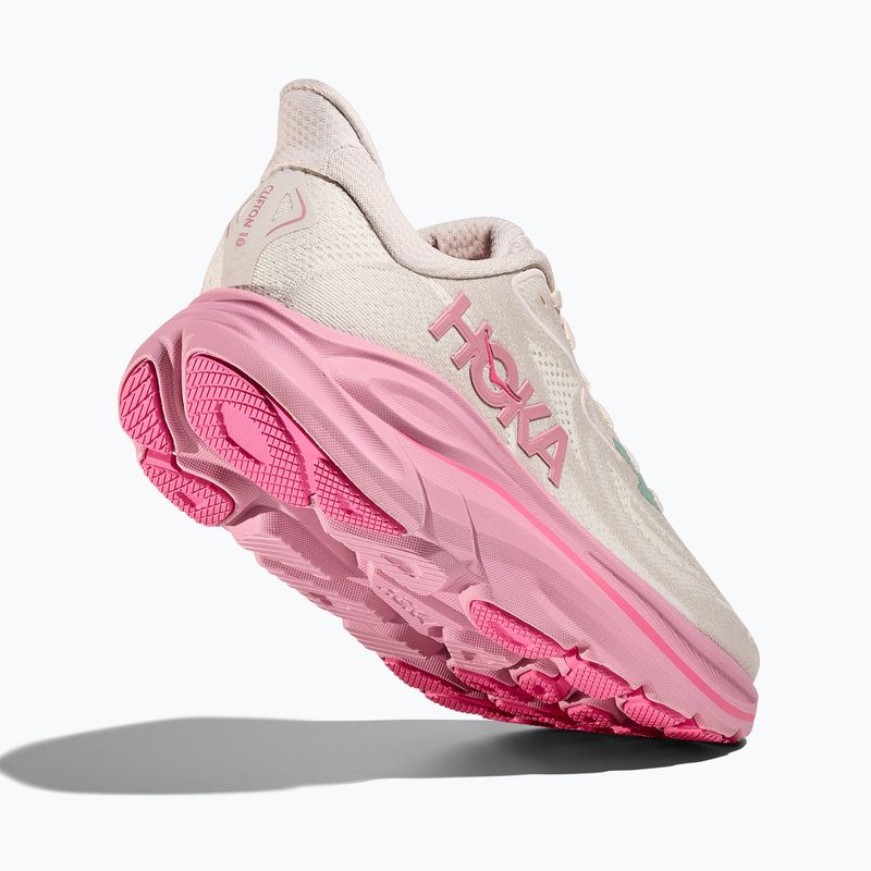 Dámské běžecké boty HOKA Clifton 10 Wide rose cream/dried rose 5