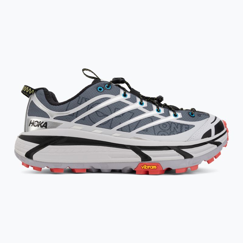 Boty HOKA Mafate Three 2 Wordmark Ash Grey/Outer Orbit 2