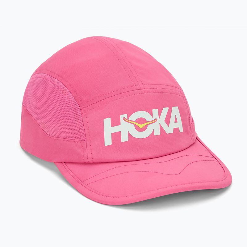 Kšiltovka HOKA Run electric rose